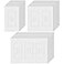 Tondiamo 70 Pcs Wall Insulation Gasket Rectangle Wall Plate Outlet Sealers White Outlet Insulation Foam Replacement Weatherproof Gasket Sealer Energy Saving for Electrical Plates Switch Covers