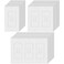 Tondiamo 70 Pcs Wall Insulation Gasket Rectangle Wall Plate Outlet Sealers White Outlet Insulation Foam Replacement Weatherproof Gasket Sealer Energy Saving for Electrical Plates Switch Covers