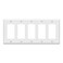 ENERLITES Decorator Light Switch or Receptacle Outlet Wall Plate Gloss Finish Size 5Gang 450 x 1003Polycarbonate Thermoplastic 8835W White