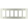 Leviton 6Gang DecoraGFCI Device Decora Wallplate Device Mount Stainless Steel 8443640