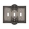 Nostalgic Warehouse Meadows Light Switch Cover Plate Antique Pewter