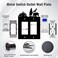 JHUNG GA YEI Eagle Bear Light Switch Covers Wall Plate Metal Decorative Plates Outlet Covers Double Rocker GFCI