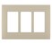 Leviton Renu ThreeGang Screwless SnapOn Wallplate REWP3NS Navajo Sand