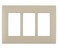 Leviton Renu ThreeGang Screwless SnapOn Wallplate REWP3NS Navajo Sand