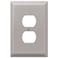 COLESTER DIRECT BUILD SMART. SPEND LESS. Colester Direct Metal Satin Nickel Wall Switch Plate Outlet Cover Toggle Rocker GFI UPDATED SATIN NICKEL MATTE FINISH Power OutletDuplex Single 10 PACK