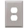 COLESTER DIRECT BUILD SMART. SPEND LESS. Colester Direct Metal Satin Nickel Wall Switch Plate Outlet Cover Toggle Rocker GFI UPDATED SATIN NICKEL MATTE FINISH Power OutletDuplex Single 10 PACK