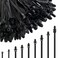 Niteguy 260Pcs Push Mount Cable Zip TieNylon Self Locking Cable Strap9 Most Popular SizesHeavy Duty Nylon Push Mount Self Locking UV Resistant Assortment For IndoorConstructionElectronic and Auto