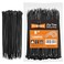 Eletoo 8 Inch Black Zip Ties 1200 Pack 35 LBS Tensile Strength SelfLocking Nylon UV Resistant Cable Ties for Indoor and Outdoor