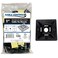 Kable Kontrol Zip Tie Mounts 1 Sq Black 100 Pcs Adhesive Backed MultiPurpose UVResistant Mounting Squares Nylon Cable Tie Wrap Anchor Pads for Cable Management