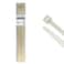 Kable Kontrol Cable Zip Ties Natural White 100 Pcs 36 Inch 50 Lbs Tensile Strength Selflocking Natural Nylon Clear Plastic Wire Ties wraps for Indoor or Outdoor Use