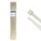 Kable Kontrol Cable Zip Ties Natural White 100 Pcs 36 Inch 50 Lbs Tensile Strength Selflocking Natural Nylon Clear Plastic Wire Ties wraps for Indoor or Outdoor Use