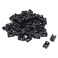 OLIREXD 100 Of Pack Black 45mm Cable Tie Mount Base Saddle Type Mount Screw Wire Bundle Base Holder Width Cable Large Size 06 inch