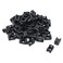 OLIREXD 100 Of Pack Black 45mm Cable Tie Mount Base Saddle Type Mount Screw Wire Bundle Base Holder Width Cable Large Size 06 inch