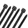 VAMRONE UL Listed Heavy Duty Cable Zip Ties 6 Inch 500Pcs Industrial Nylon Durable Selflocking Wire Tie Wraps with 40 lbs Tensile Strength UV Heat Resistant Black