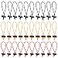 FotoTech FotoTech Multipurpose Extra Thick Elastic Cable Tie and Organizer Adjustable Cable Strap Toggle Tie Reusable Tangle Tamer Cable Management for Cord and Cable 16CM 10 BK10 OR10 Red