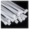 BAIJIAER Large zip ties 24 inch white heavy duty zip ties for outdoor use 50 pcs strong extra long cable ties big industrial plastic tie wraps