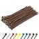 GTSE 8 Inch Brown Zip Ties 100 Pack 18lb Strength UV Resistant Strong Nylon Cable Ties SelfLocking 8 Tie Wraps