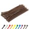 GTSE 8 Inch Brown Zip Ties 100 Pack 18lb Strength UV Resistant Strong Nylon Cable Ties SelfLocking 8 Tie Wraps