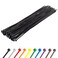 GTSE 14 Inch Black Heavy Duty Zip Ties 100 Pack 120lb Strength UV Resistant Nylon Cable Ties SelfLocking 14 Tie Wraps