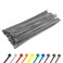 GTSE 14 Inch SilverGray Heavy Duty Zip Ties 100 Pack 120lb Strength UV Resistant Nylon Grey Cable Ties SelfLocking 14 Tie Wraps