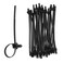 XINGO 100PCS Fir Tree Nylon Push Mount Zip Ties Heavy Duty Wire Ties 2 in 1 Self Locking UV Resistant Assortment for Indoor Wire Tying 83x022