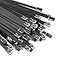 OFFO Black Zip Ties Made of Metal 118 in Ties Premium Heavy Duty Stainless Steel Wire Multifunctional Locking Exhaust Wrap Flexible Durable 30 PCS