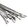 OFFO Metal Zip Ties 158 in Premium Heavy Duty Stainless Steel Wire Multifunctional Locking Exhaust Wrap Flexible Durable 30 PCS