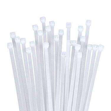 ZLYY 250Pcs Nylon Cable Zip Ties Selflocking 14 Inch White