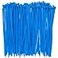 MILEKE 8 Inch Clear Zip Ties Tying Length 67 300pcs Nylon Cable TiesHeavy Duty Cord Strap BLUE