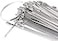 Tiberham Stainless Steel Cable Ties 100 Pcs 79 Inches Heavy Duty SelfLocking Cable Zip Ties MultiPurpose Metal Exhaust Wrap Locking Ties for Home Office Garage Workshop