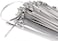Tiberham Stainless Steel Cable Ties 100 Pcs 79 Inches Heavy Duty SelfLocking Cable Zip Ties MultiPurpose Metal Exhaust Wrap Locking Ties for Home Office Garage Workshop