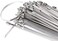 Tiberham Stainless Steel Cable Ties 100 Pcs 79 Inches Heavy Duty SelfLocking Cable Zip Ties MultiPurpose Metal Exhaust Wrap Locking Ties for Home Office Garage Workshop