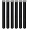 Cacturism 2 x 48 Inch Hook and Loop Cable Tie 6 Pack Heavy Duty Adjustable Fastening Adhesive Cinch Strap with Plastic Dring Buckle MultiPurpose Reusable Cord Organizer by