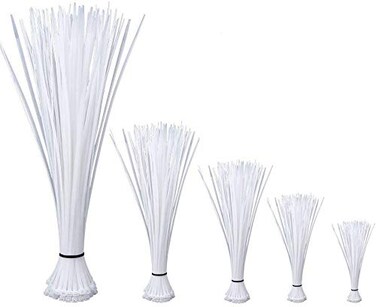 NewMainOne Self Locking Nylon Cable Zip Ties4 6 8 10 12 InchesWidth 016inch500Pcs HeavyDuty Wire Tie Wraps for HomeOfficeGardenGarageWorkshop White