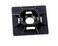 Gardner Bender MB20UVB Cable Tie Mounting Base 1 Inch x 1 Inch Wire Cord Management Industrial and Household Use 100 Pk UV Resistant Black