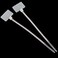 Amgate Write on Tags Wire Zip Ties Cable Mark Tags Nylon Power Marking Label 300Pcs