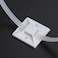 10Gtek Self Adhesive Cable Tie Mounts 3M Strongly AdhesiveBacked Zip Tie Base Holders for Home Office Cable Wire Management195mm x 195mm White 100pack