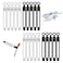 UMUST 20pcs Silicone Cable TiesReusable Cable Management Organizer Wire TiesTravel Cord TiesCord Organizer for Bundling Cable Cords in HomeOfficeKitchenSchoolWhite Black