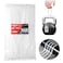 REZOSY White Zip Ties 12 Inch 100 Pack Clear Tensile Strength 50 lbs UV Resistant Industrial Cable Ties Self Locking Zipties Wire Ties Wrap Indoor Outdoor Use for Fence Garage Camping