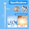 REZOSY White Zip Ties 12 Inch 100 Pack Clear Tensile Strength 50 lbs UV Resistant Industrial Cable Ties Self Locking Zipties Wire Ties Wrap Indoor Outdoor Use for Fence Garage Camping