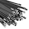 OFFO Black Metal Zip Ties 95 PCS 118 in Ties Premium Heavy Duty Stainless Steel Wire Multifunctional Locking Exhaust Wrap Flexible Durable