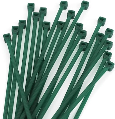 KINGLAKE GARDEN Green Zip Ties 6 Inch 3MM 300 Pack 18 Lbs Green Nylon TiesPremium Plastic Wire Ties for Indoor and Outdoor