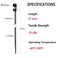 MasiStranth 200 PCS 12 inch Black Zip Ties with Screw Hole 75lbs Mountable head Cable Ties Straps Multipurpose Heavy Duty Nylon Cable Zip Ties with Screw Mounting Hole