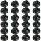 CANAANIN Magnet Zip Tie Mount Magnetic Zip Ties Mount Clips Base Holder Strong Multipurpose Wire Cable Holder Mount Wire Clips Management for Home Office Marine Electrical Wiring Black 24 Piece