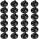 CANAANIN Magnet Zip Tie Mount Magnetic Zip Ties Mount Clips Base Holder Strong Multipurpose Wire Cable Holder Mount Wire Clips Management for Home Office Marine Electrical Wiring Black 24 Piece