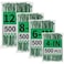 Yakobela Green Zip Ties Assorted Sizes 46812 2000 Pack Cable Ties UV Resistant for Garden Plants Fence Holiday Lights