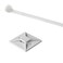 TCH Hellermann Tyton 100 Pack Cable Tie 4 Long Adhesive Cable Tie Mount UL Rated 18lb Tensile Strength White