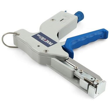 Yangoutool Zip Tie Tool Continuously Adjustable Cable Tie Gun for Fastening and Cutting Nylon Zip Ties Fit 4mm to 12mm Wide 1mm to 2mm Thick Nylon Ties