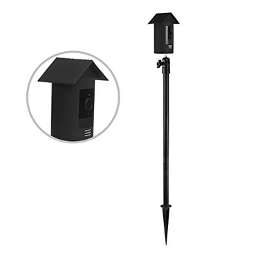 HOLACA Spike Pole Mount Ground Stake and Weatherproof Silicone Skin for Ring Stick Up Cam Battery HD Security Camera3rd Generation Suitable for Stake into Soft Ground