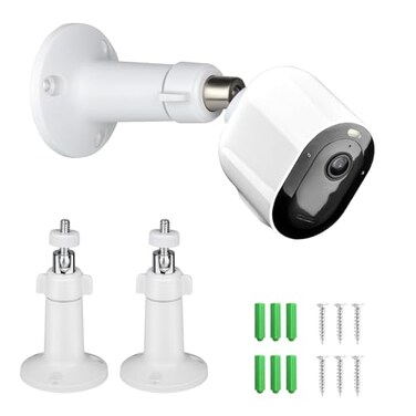 OOTOBE Wall Mount for All Arlo Camera Arlo Pro Arlo Pro 2 Arlo Pro 3Arlo Ultra Arlo Essential eufyCam E2C UltraUltra 2 Others Ring Stick Up Cam Battery with 14 Screw Head 2pack